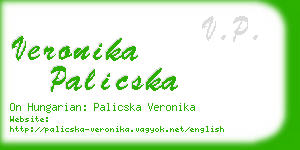 veronika palicska business card